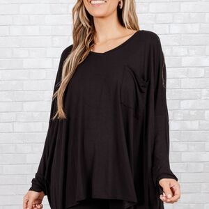 Chic Soul Oversized Pocket Tee 2X